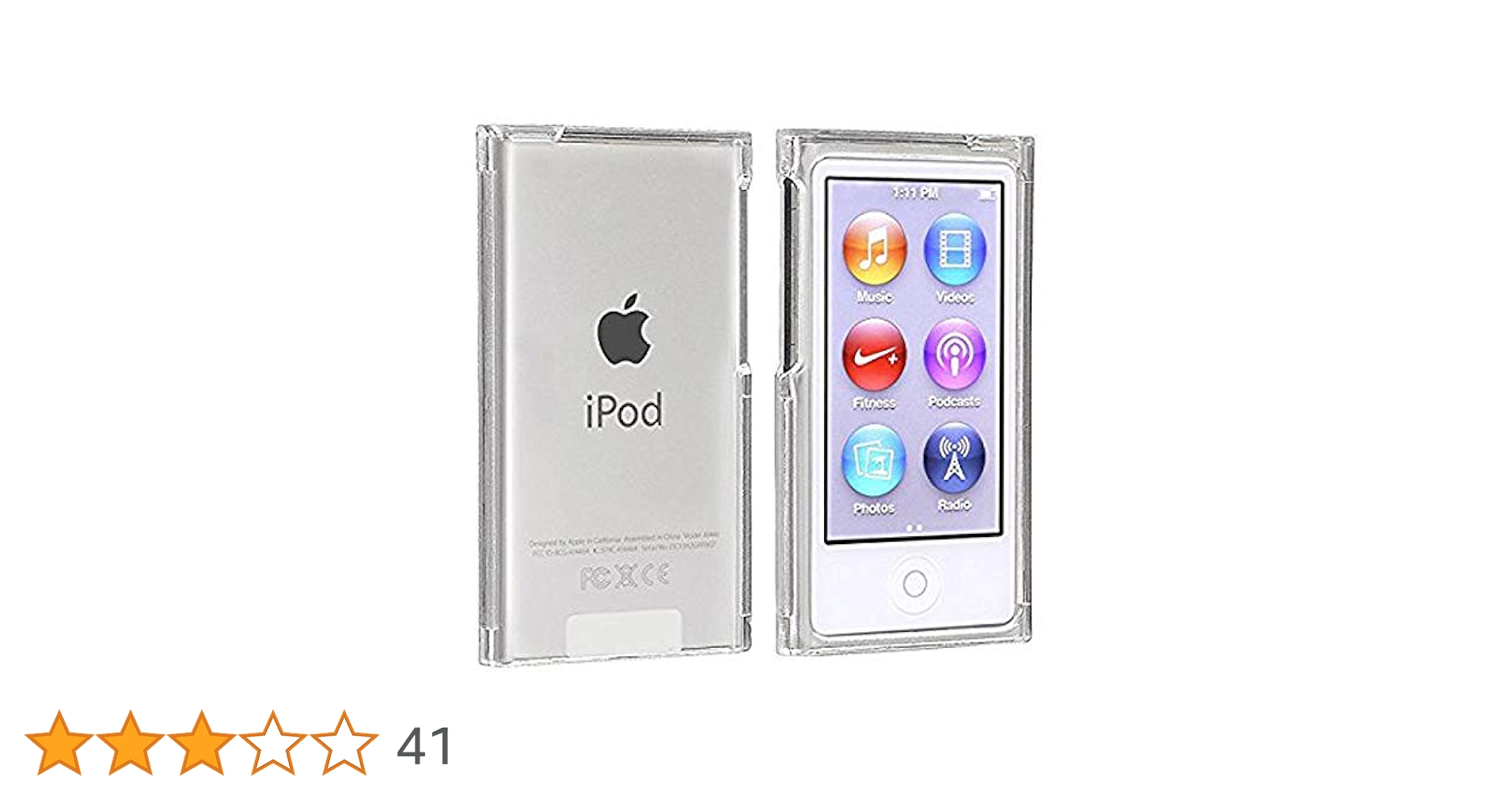 Amazon | に適合するApple iPod Nano 7 8 ケース 、クリスタル
