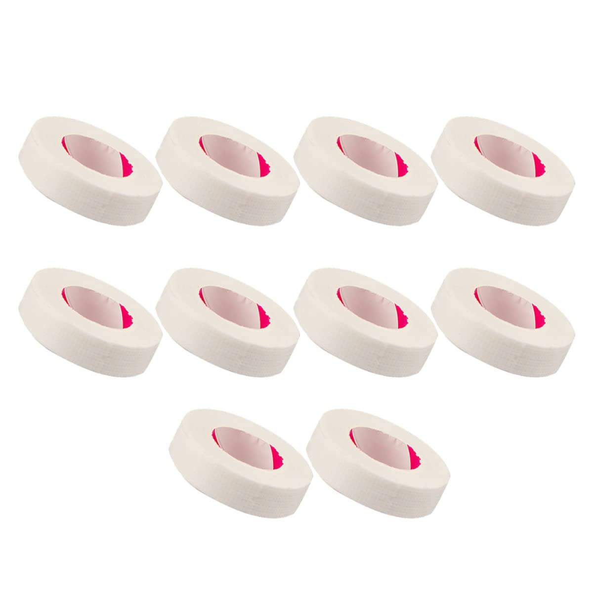 BELLIFFY 10 Rolls Breathable Adhesive Eyelash Extension Tape Lash Line Separation Tape for Women Gentle on Skin Use