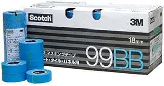 3M マスキングテープ(コンクリート・タイル・パネル用)24mmX18m 5巻入 99BB 24X18