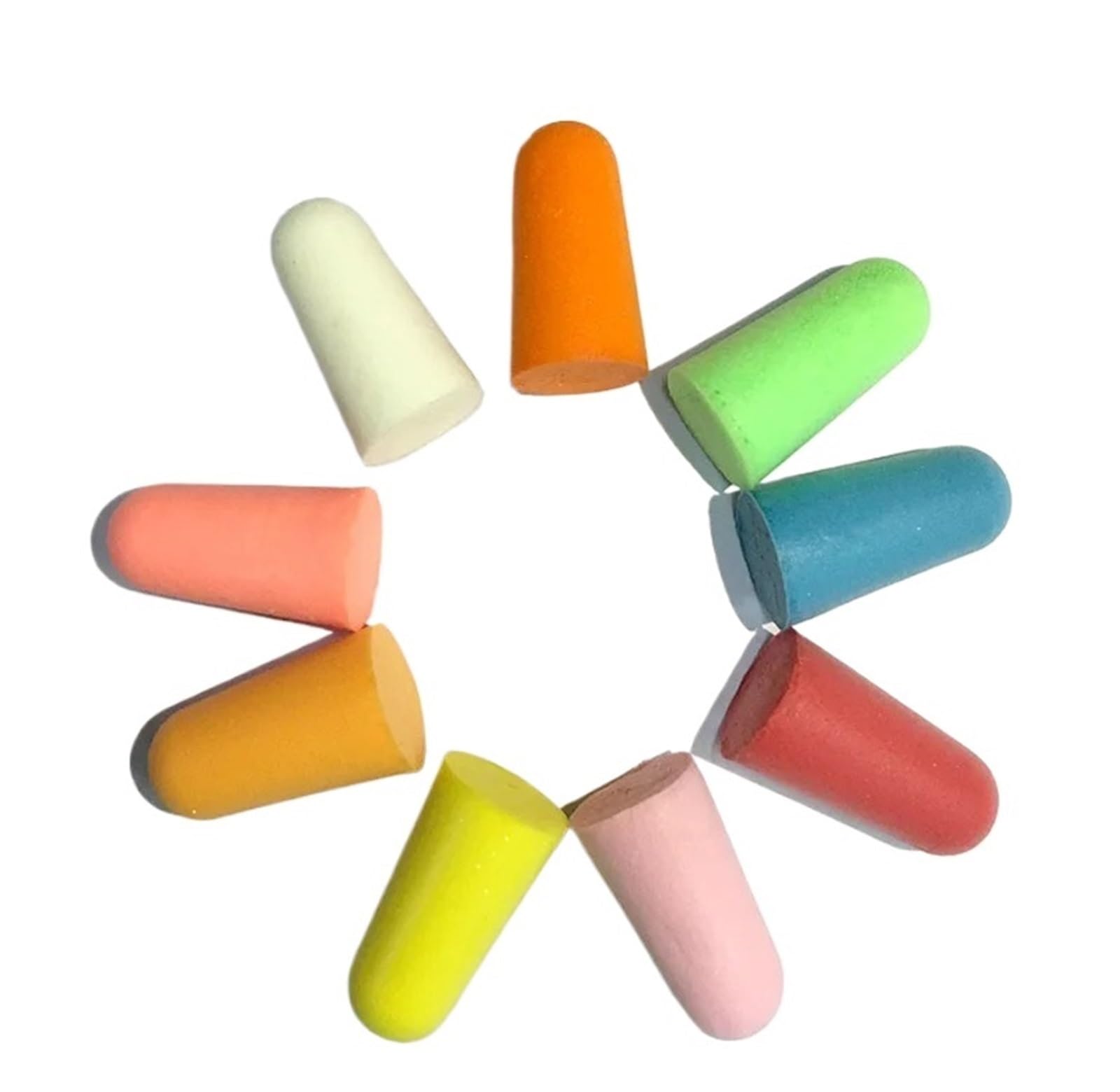 Tapones para dormir para los oídos, 20 pares de tapones cómodos para los oídos de espuma de reducción de ruido, tapones para los oídos suaves para dormir de rebote lento (verde)