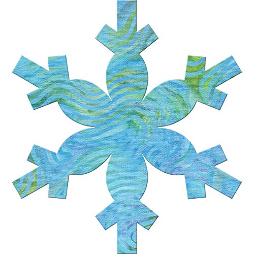 AccuQuilt Tessuto da Taglio, Fiocco di Neve