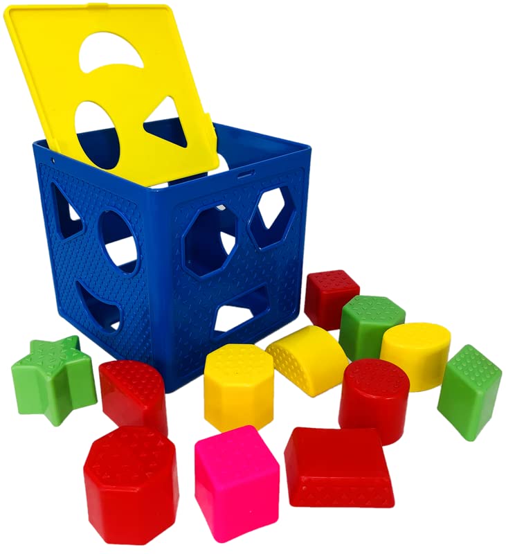 Buy Miniature Mart Big Size Shape Cube, Toddler and Baby Stem Building Sorting and Matching