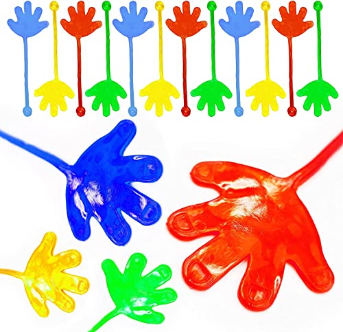 WERTYT-50-x-Colorato-Mani-appiccicose-Giocattoli-per-Bambini-bomboniera-Pensiero-pensierino-regalino-Dopo-Festa-Compleanno-Bimbi-Regalo-fine-Festa