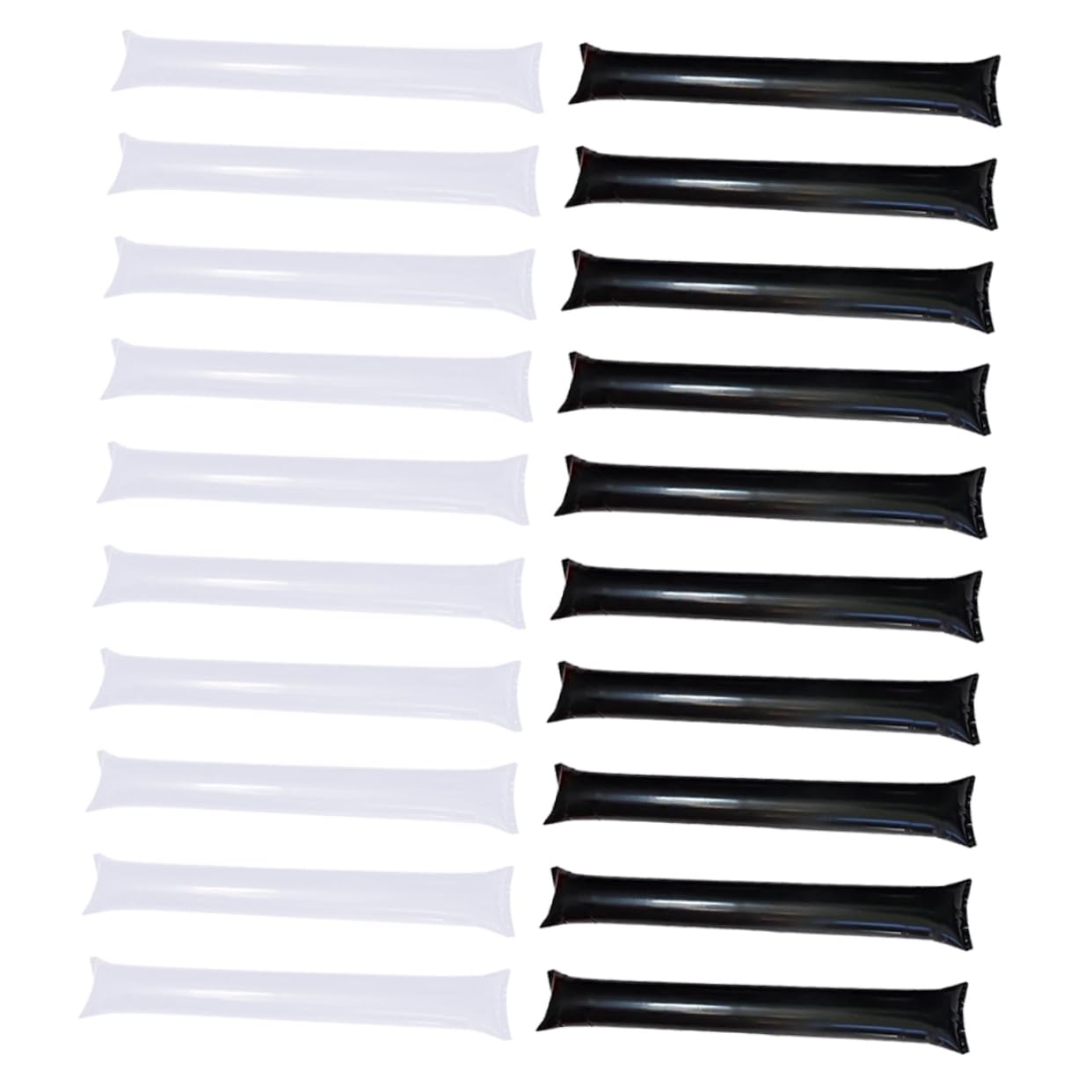 VANZACK 40pcs Inflatable Cheering Sticks Thickened Noisemakers for Concerts Sports Events Parties for Team