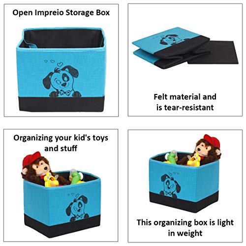 Image of PrettyKrafts Storage Box Set of 3 Open Impreio Mix