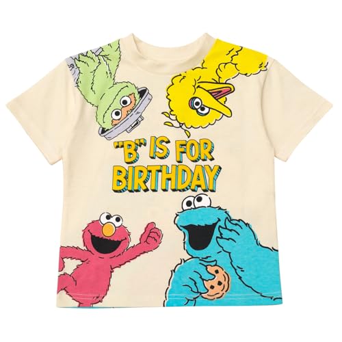 Sesame Street Birthday T-Shirt Infant to Toddler Sizes (12 Months - 5T)