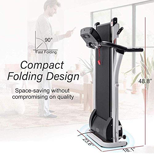 Máquina caminadora plegable con inclinación 3 niveles miniatura 2