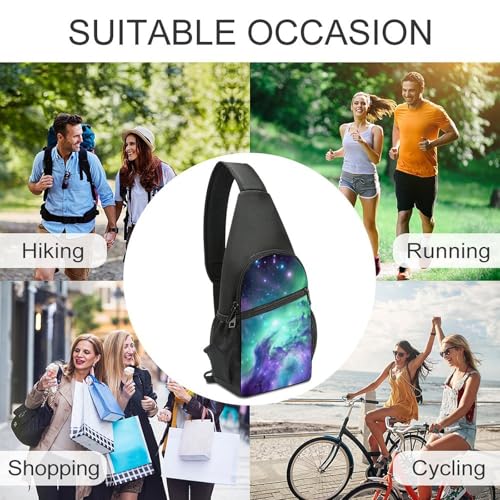 Mochila tipo bandolera blanca para deporte y senderismo miniatura 6