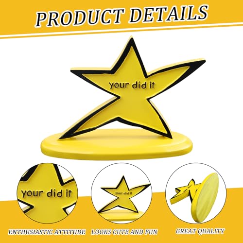 funny star trophy with humorous your did it inscription - funny graduation gift gifts for coworkers cute desk decor birthday gift encouragement gift funny gag gifts
