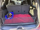 Rear Trunk Organizer Cargo Net for Chevrolet Tahoe 2015–2025 –Black Color Envelope Style Cargo Net for SUV–Premium Mesh Car Trunk Organizer Vehicle Carrier Storage–Compatible with Tahoe