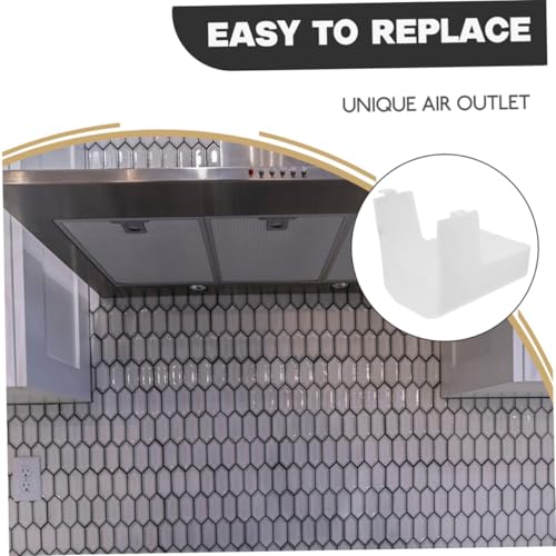 Image of LABRIMP 2pcs Range Hood Light Guard Replacement Covers for Kitchen Range Hoods Modern Design Lamp Shades Easy Install