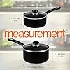 Utopia Kitchen Nonstick Saucepan Set, Cooking Pots with Lids, 1 Quart and 2 Quarts Multipurpose Kitchen Small Pots for Cooking Nonstick With Lids, 1 qt & 2 qt Set, Grey & Black #1