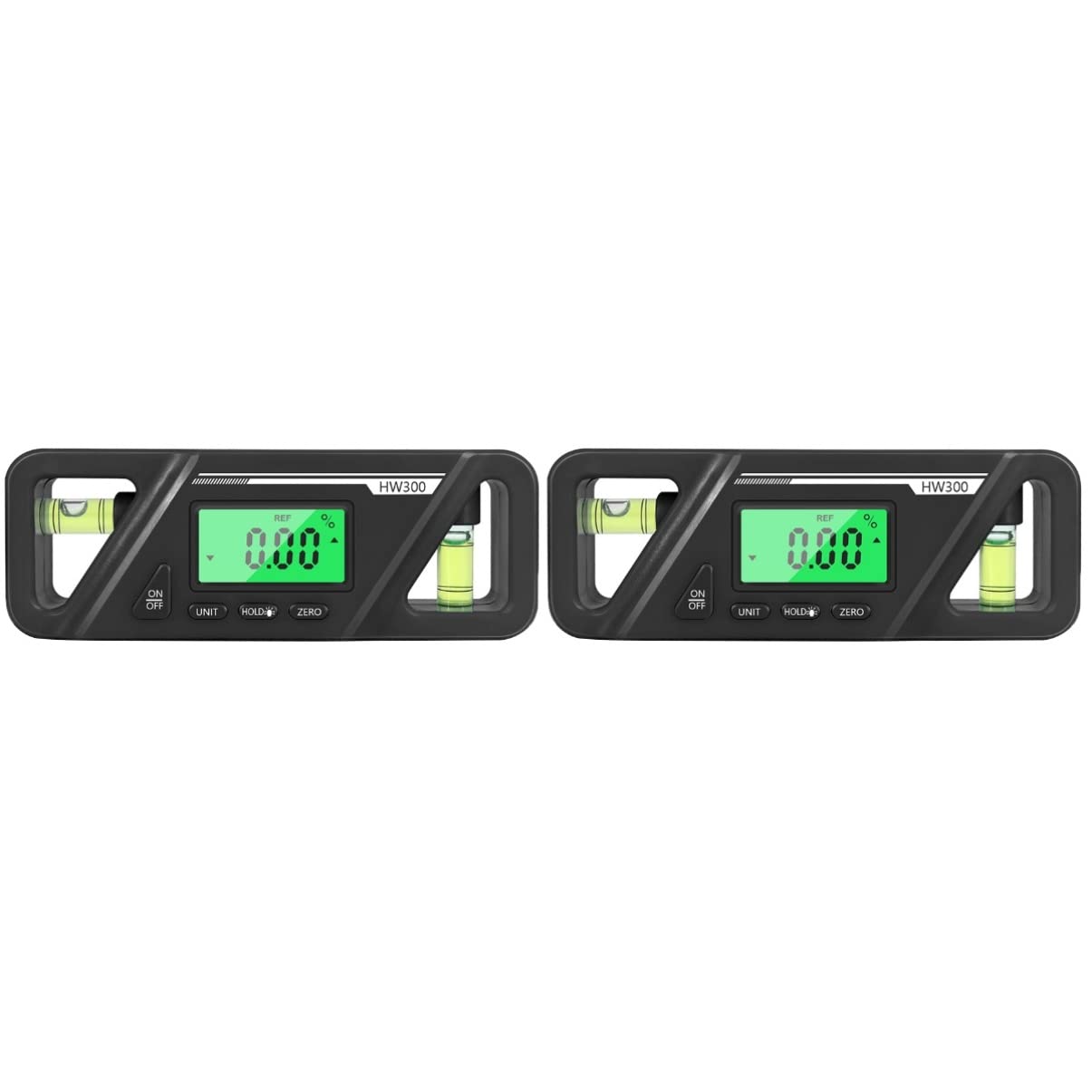 OSALADI 2pezzi Goniometro Digitale Portatile Con Display Lcd Strumento Di Misurazione Angolare e Alta Precisione Per Lavori Di Falegnameria e Ingegneria Facile Da Usare e Trasportare