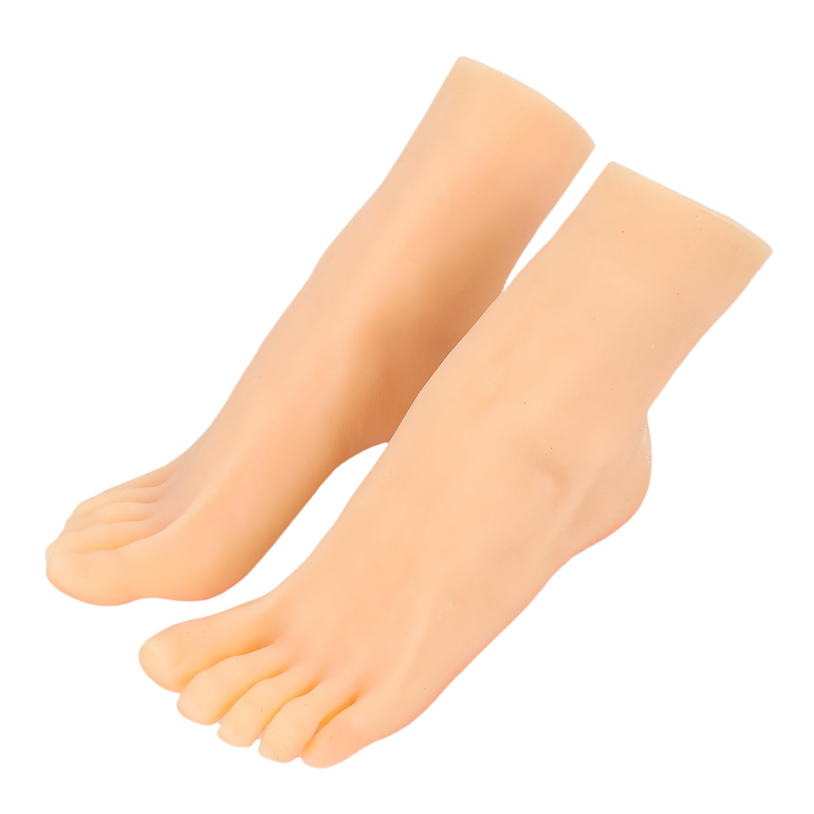 Piedini in Silicone Realistici con Osso Incorporato, Piede Finto Manichino Femminile Grandezza Naturale