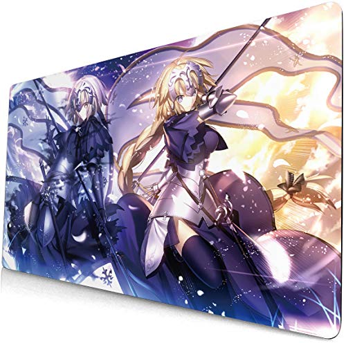 yongheng Fate Stay Night Mouse pad Laptop Large Desk mat Keyboard pad Fate Grand Order Fate Zero playmat Anime Gaming Mouse pad 164 (60cmÃ—35cm)