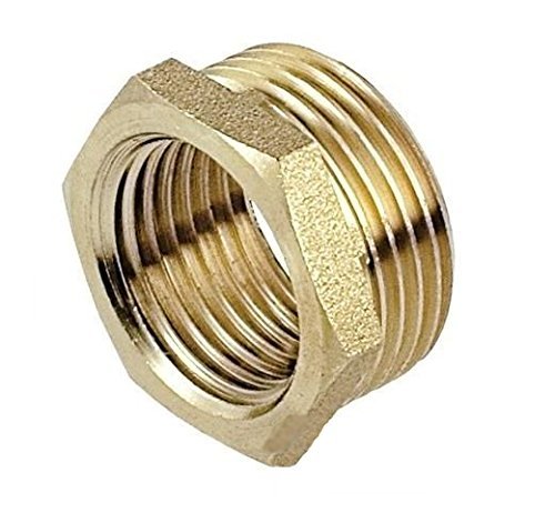 3/4 x 1/2 pouce BSP mâle x filetage femelle union réduction de tuyau de raccord menuisier raccord en laiton Cover