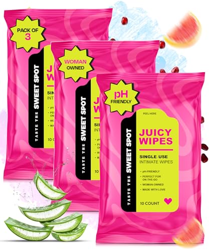 SWEET SPOT Flushable Feminine Wipes for Odor Control, pH Balance