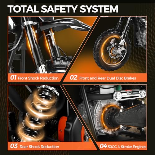 BLAZEGO 50cc 4-Stroke Gas Bike
