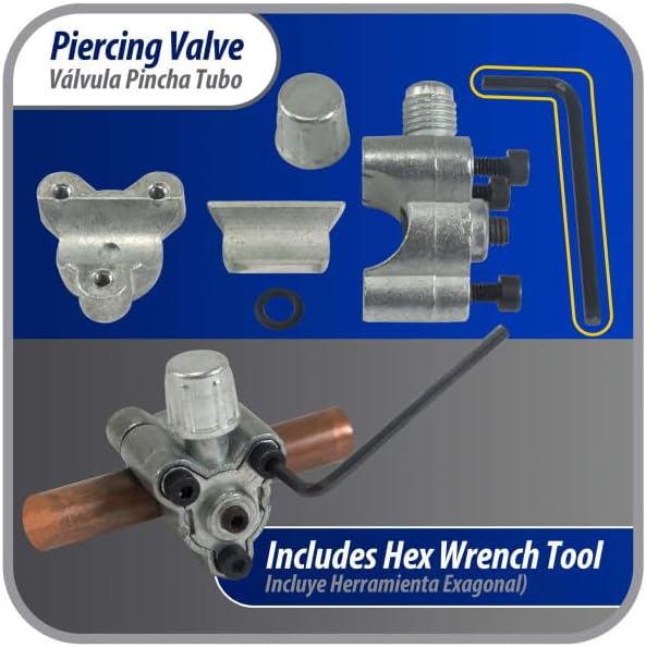 Válvula Perforadora Bullet 1/2, 5/8 in AP APPLI PARTS APT-PV310 con adaptadores miniatura 3