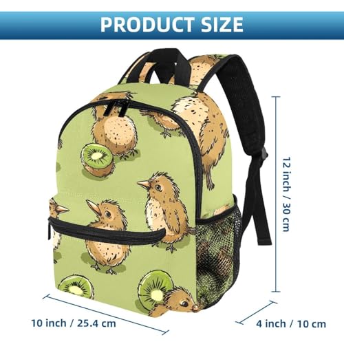 Sac à dos d'école kiwi pour primaire, cartable imperméable multicolore - 2