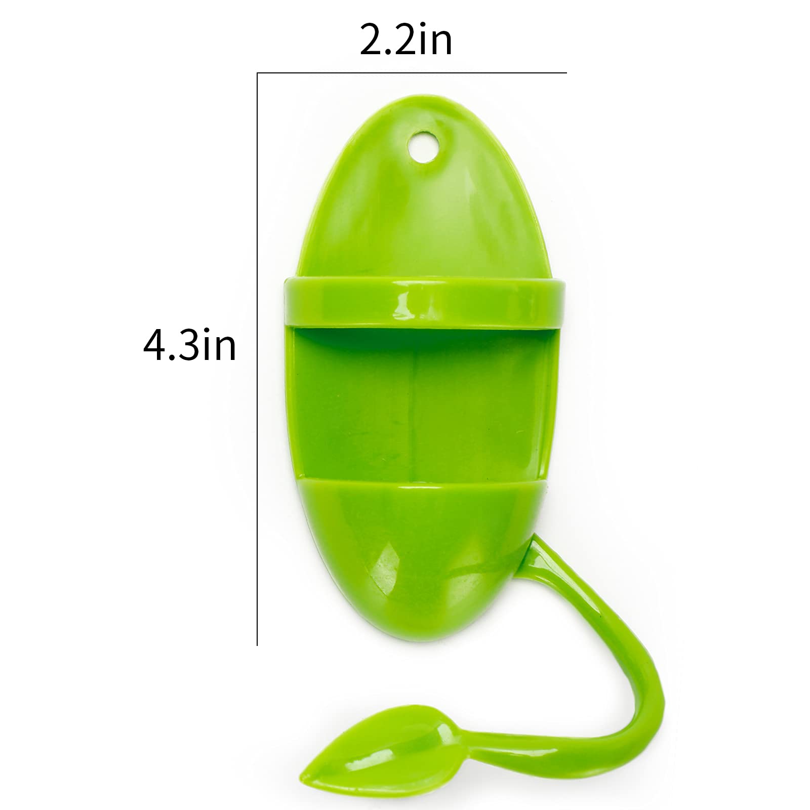 2Pcs Plastic Cuttlebone Holder Bird Feeding Cup Rack - Fruit & Gnawing Accessories for Bird Cage & Parrot - image 4