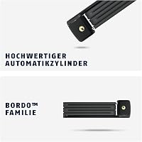 ABUS Bordo Lite 6055K SH összecsukható kerékpárzár tartóval - fekete - 85 cm 4
