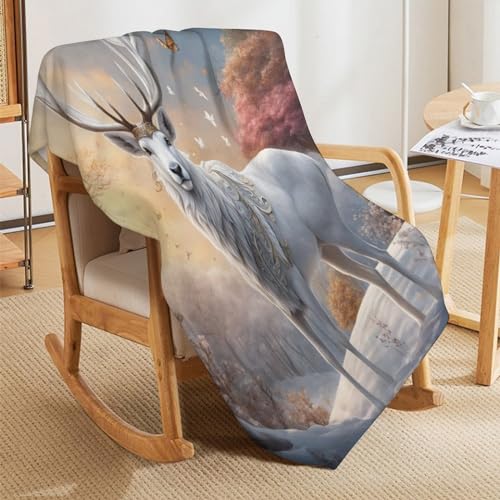 Manta de alce acogedora para tardes de sofá y noches de cine 5