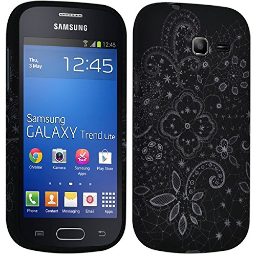 Seluxion - Housse Etui Coque Semi Rigide pour Samsung Galaxy Trend Lite avec Motif LM11 + Film de Protection