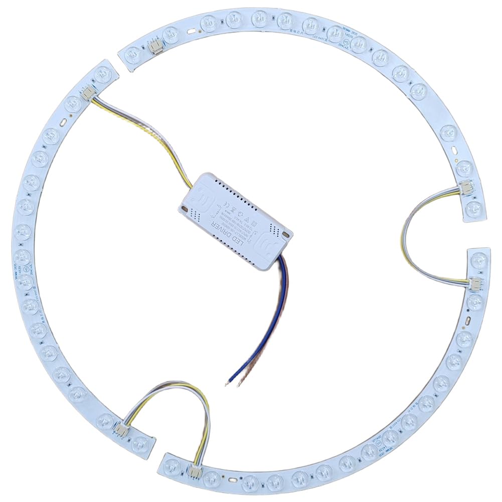 UDSKNV[KSL Dimmable LED Light Strip Curved Ceiling Fan Light Adjustable Color Temperature Light Strip Driver