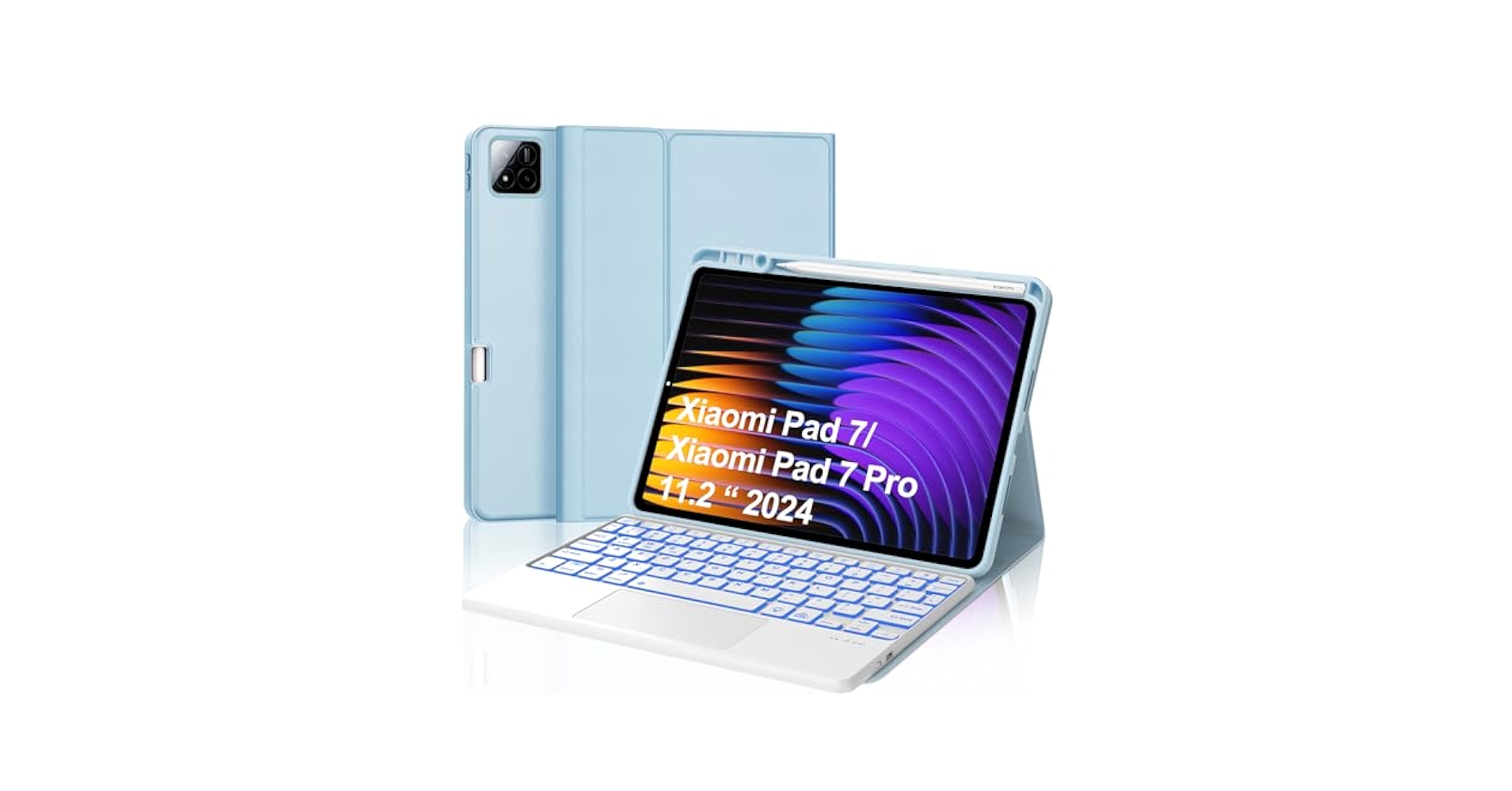 Amazon.com: Keyboard Case for Xiaomi Pad 7/ Pad 7 Pro 11.2