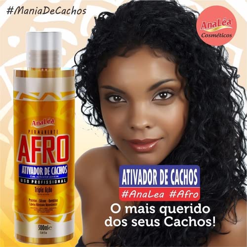 Ativador de Cachos Permanente Afro / 500ml - Ana Léa