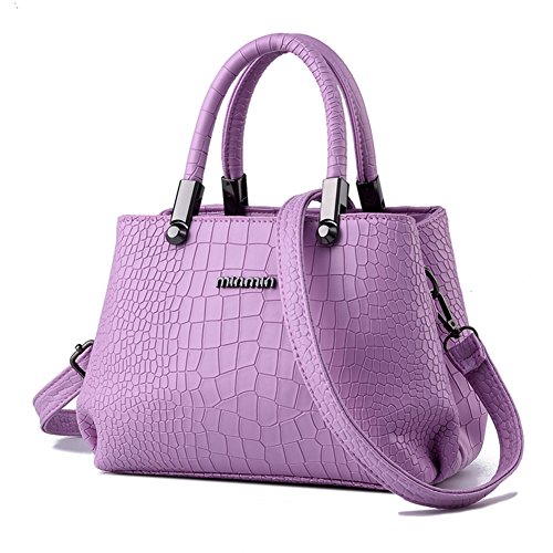 Sac à main crocodile de mode et son mini sac bandoulière assorti