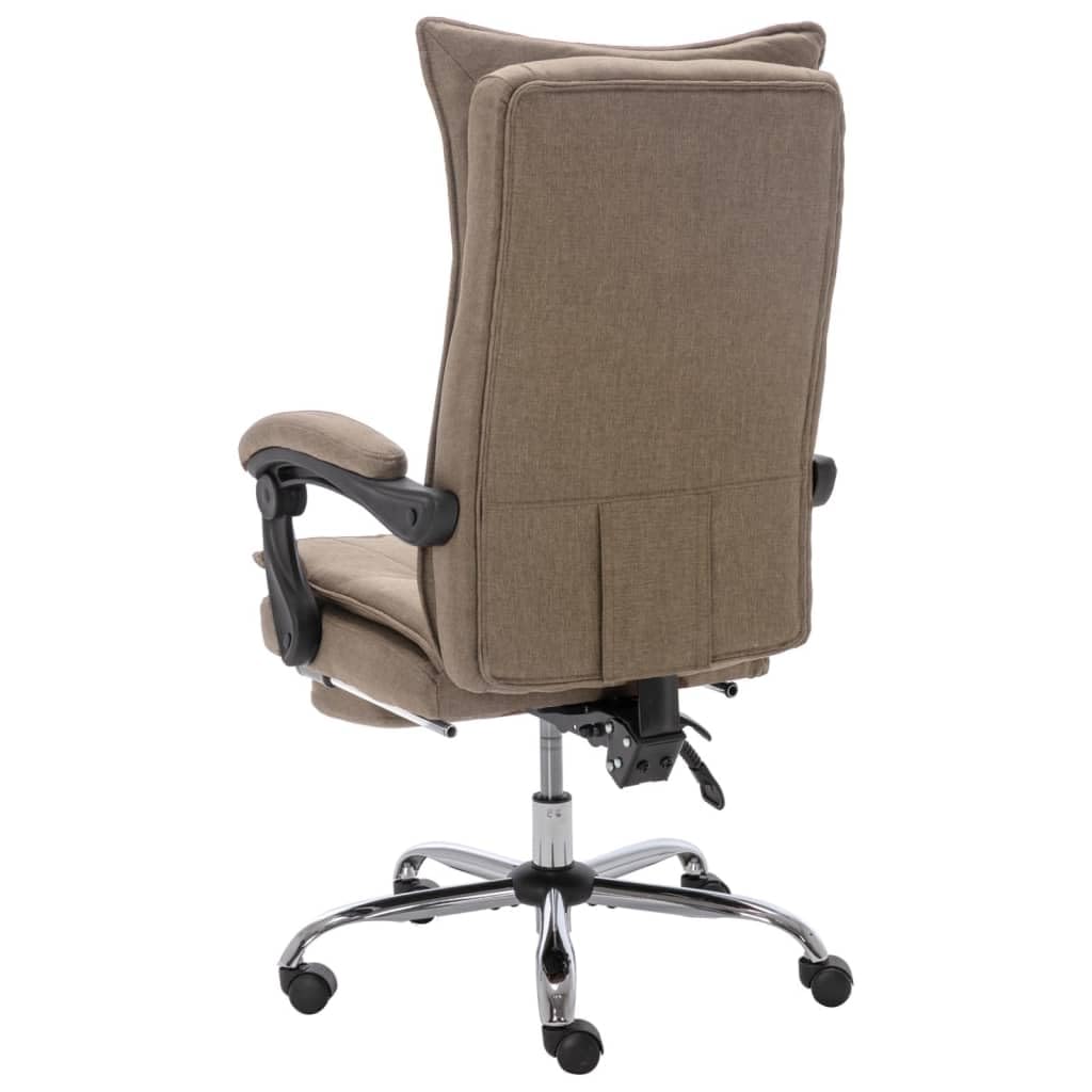 Sedia da ufficio ergonomica con funzione reclinabile e poggiapiedi, sedia da scrivania regolabile in altezza, sedia direzionale in tessuto, sedia girevole con schienale alto, per casa