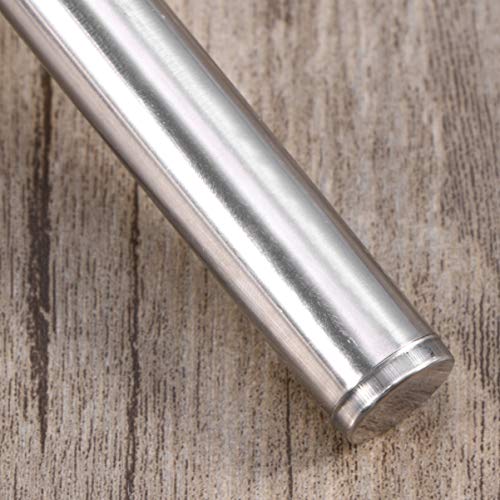 5 peças de colheres de sorvete de aço inoxidável da Doitool com 5 peças de pinças de gelo para chá e