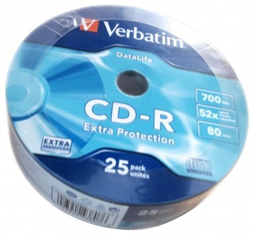 Verbatim CD-R 80 700MB - Confezione da 25