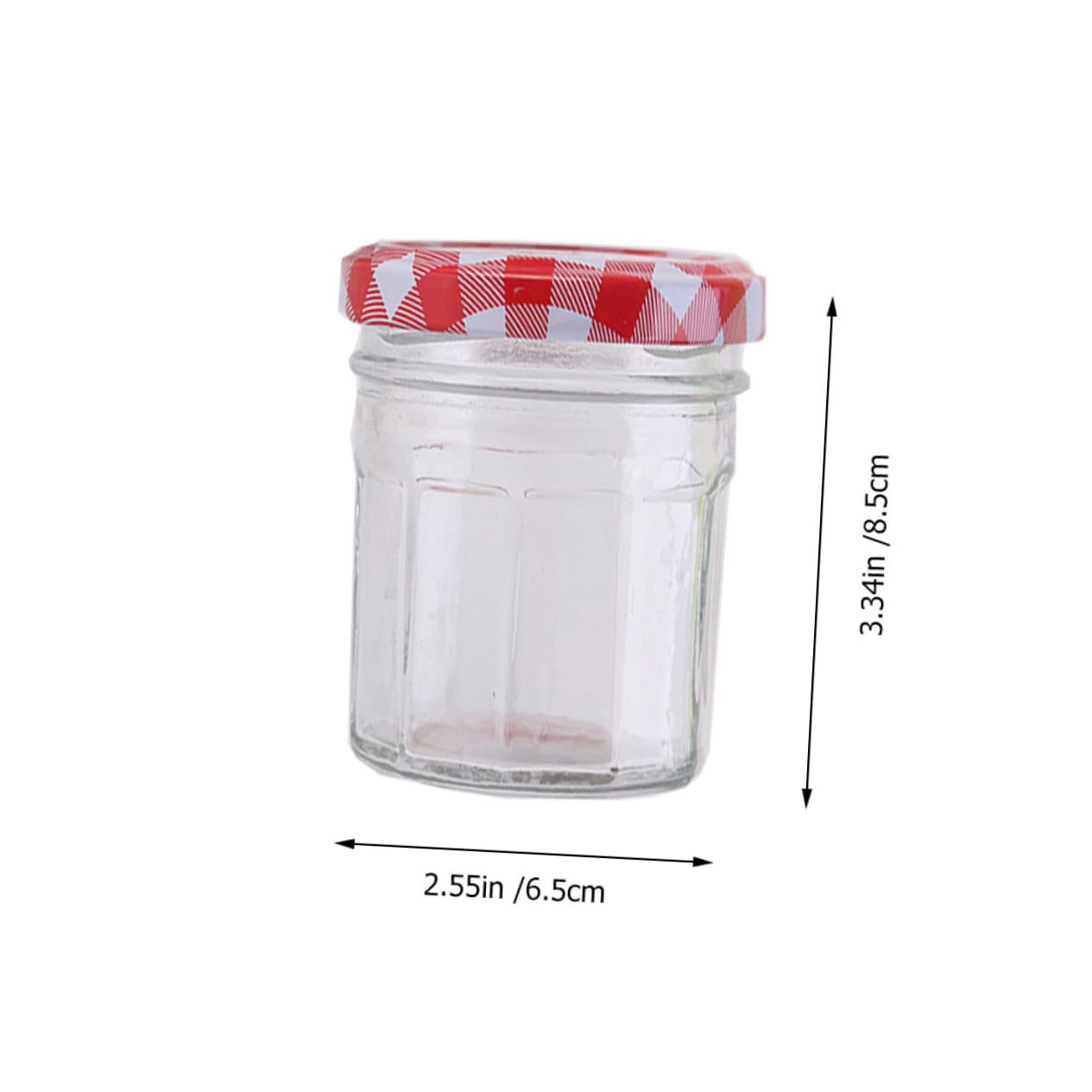 6 Piezas Tarros de Vidrio Transparentes Herméticos para Cocina Frascos de Almacenamiento de Alimentos y Mermeladas Recipientes Sellados para Conservar