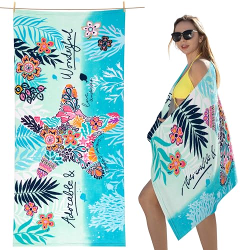 cabanana Sand Resistant Beach Towel - Quick Dry Microfiber Beach
