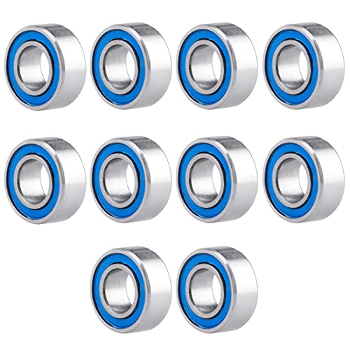 Image of High Performance Professional RC Ball Bearings 10pcs for Traxxas Arrma Axial HPI Team Associated Losi Redcat Racing RC Cars Trucks Models (5x10x4mm)