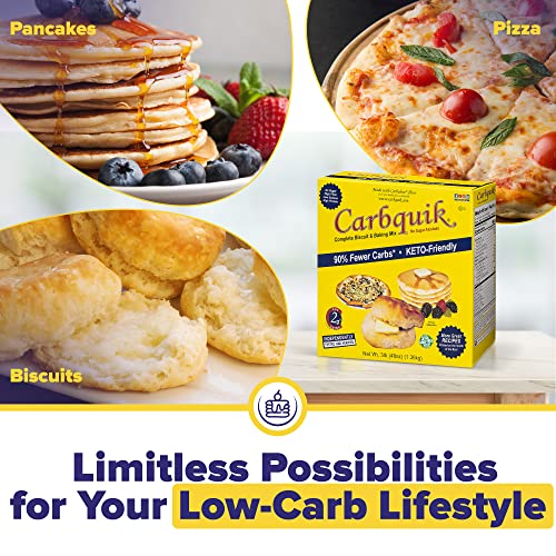 image for Carbquik Biscuit & Baking Mix (3 lb) Mix for Keto Pancakes, Biscuits, 
