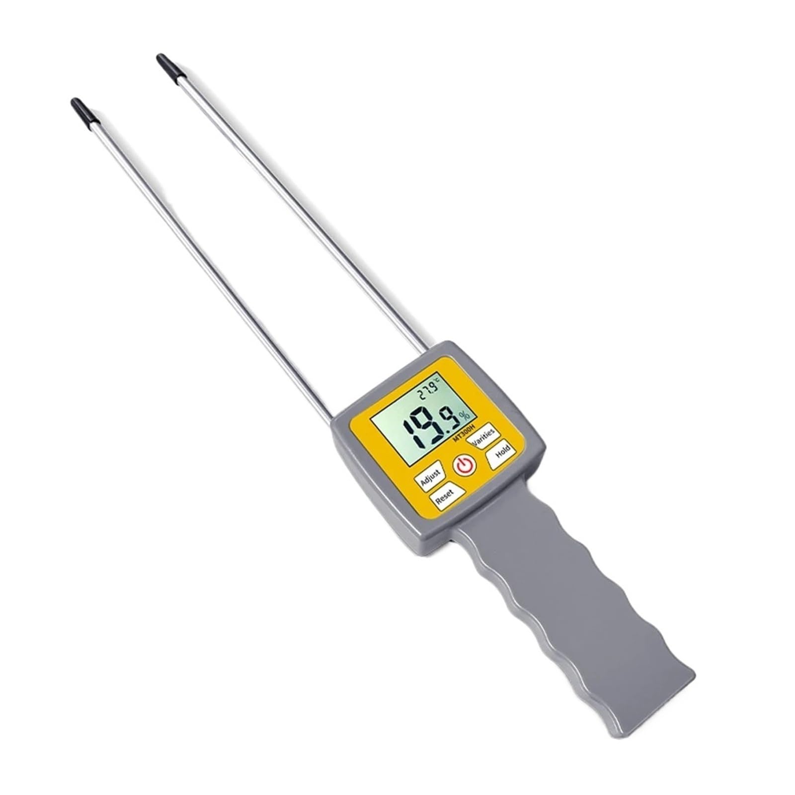 Medidor digital de humedad de heno (0-84%), alta sensibilidad for medir el contenido de humedad de paja de pasto, salvado de trigo y paja. Con alta sensibilidad