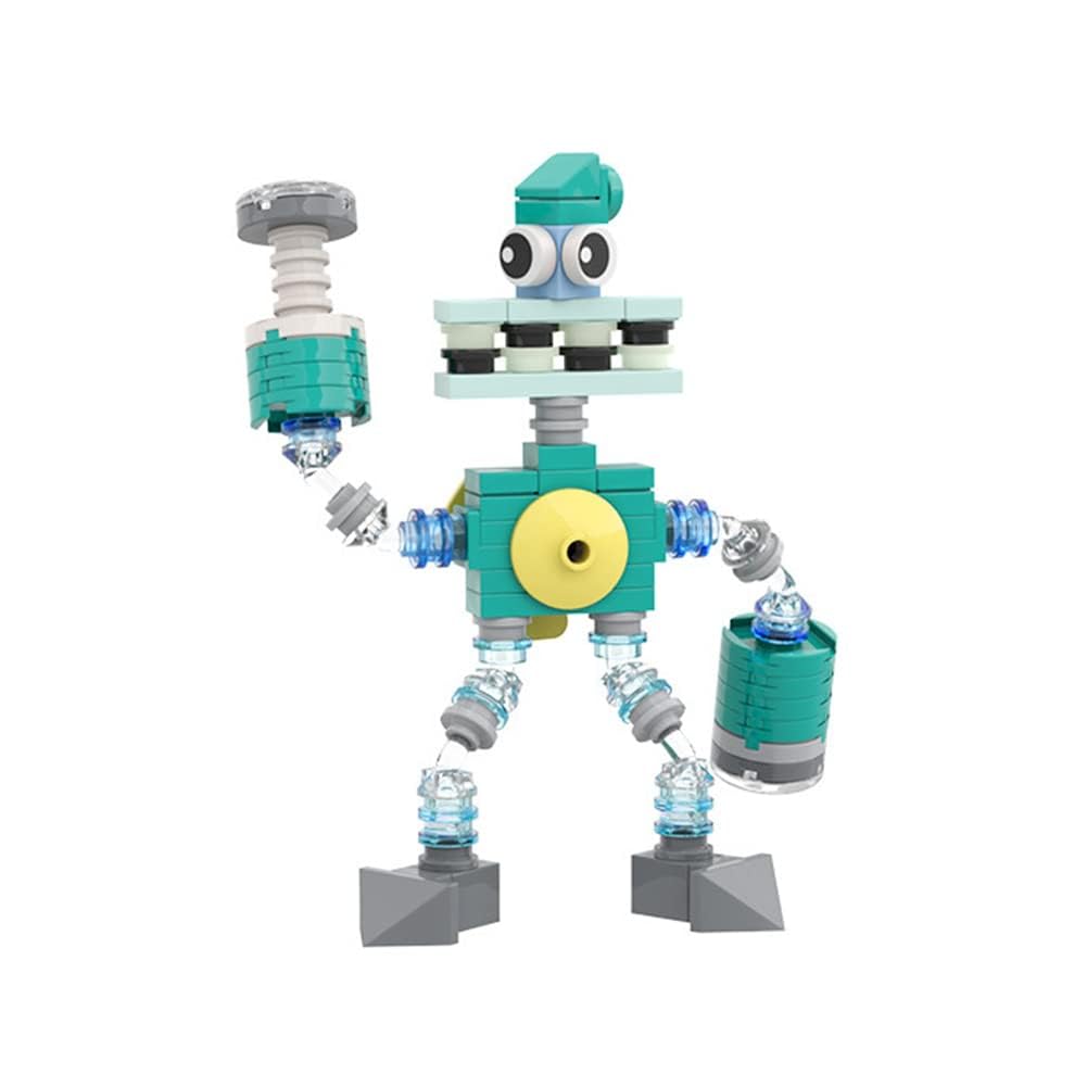 My Singing Monsters Building Blocks Kit Mini Anime Action Figure Monsters Building Blocks Models Colorful Educational Construction DIY Blocks Toy Gifts