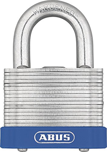 Image of Abus Keyed Padlock, Open, Square Steel Body, Hardened Steel Shackle, 11 /16 in W 41 /30 KD - 1 Each
