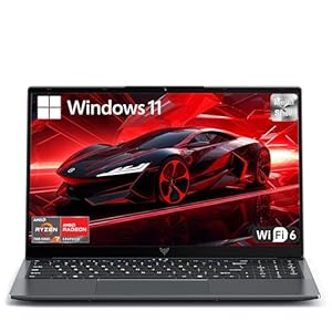 Laptop para juegos con procesador AMD Ryzen7 7730U de 8 núcleos (hasta 4.5 GHz), 16 GB DDR4 RAM 512 GB SSD, gráficos AMD Radeon, pantalla WiFi IPS de 6,15.6 pulgadas, cámara web, computadora portátil
