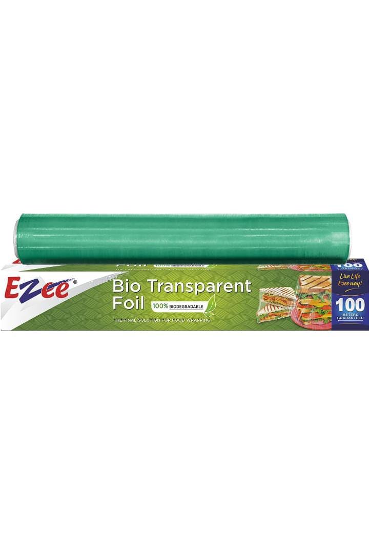 JS Compostable Food Wrapping Film | Ideal for Food Storage, Food Packing | 100 Metres Length | Pack of 1 (B0D8FNVWNG) Amazon Price History, Amazon Price Tracker