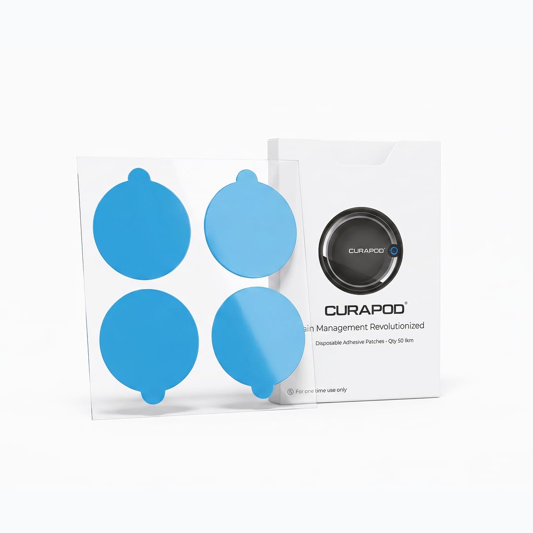 Adhesive Patches – Medical Grade, Skin-Friendly, Double-Sided | 50 Patches | Compatible with CURAPOD Pain Relief Device-image-36