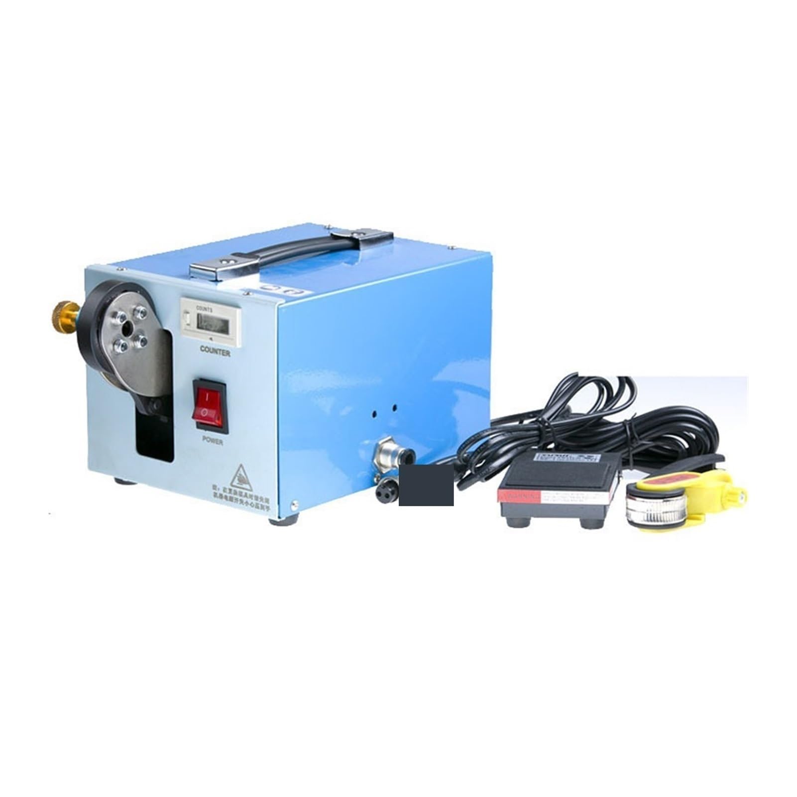 Rsgxlfqzvak One Color Terminal Crimping Machine, Am-016 Pneumatic Terminal Crimping Machine 0.2-6 Square Semi-Automatic Pin