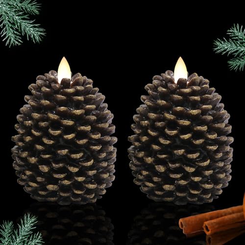 Lasumora 02010096 Led Flameless Pinecone Candles cover