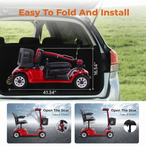 Foldable 4-Wheel Mobility Scooter