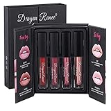 AMAKO Matte Lipstick Set-4 PCS, Velvet Liquid Lipstick Waterproof Long Lasting Nude Lipstick, Lip...