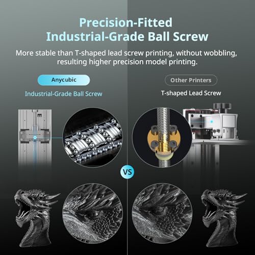 Image of ANYCUBIC Photon P1 14K Resin 3D Printer, with Dual-Color /-Material Capability, Sturdy Printing Structure, 10.1'' Mono LCD and Wave Release Technology, Build Volume 8.79x4.96x9.05in